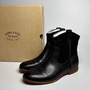 Kork-Ease Ticino Leather Boots in Black
